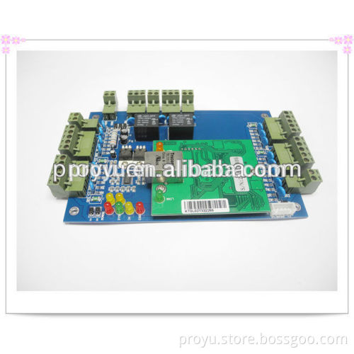 Multi door Web browser Wiegand RJ45 access control panel PY-4000